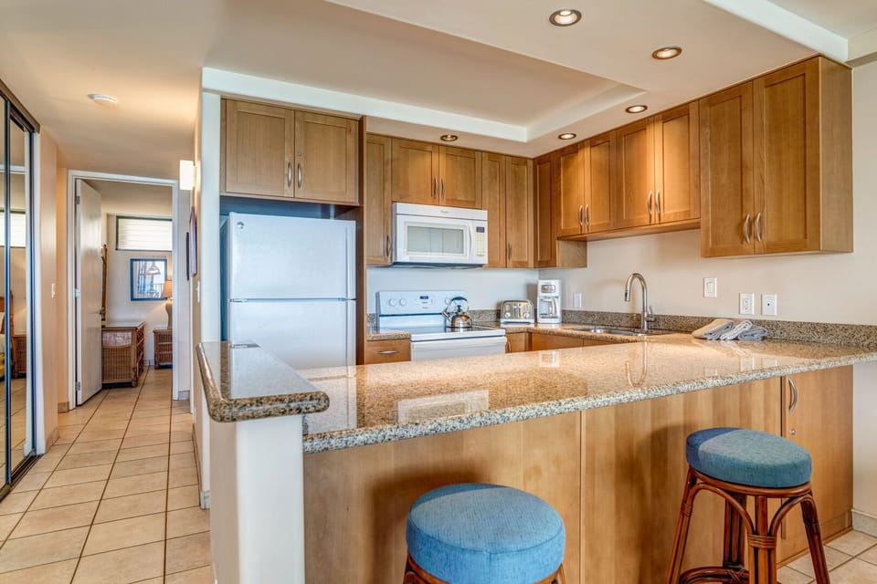 Additional counter seating for two