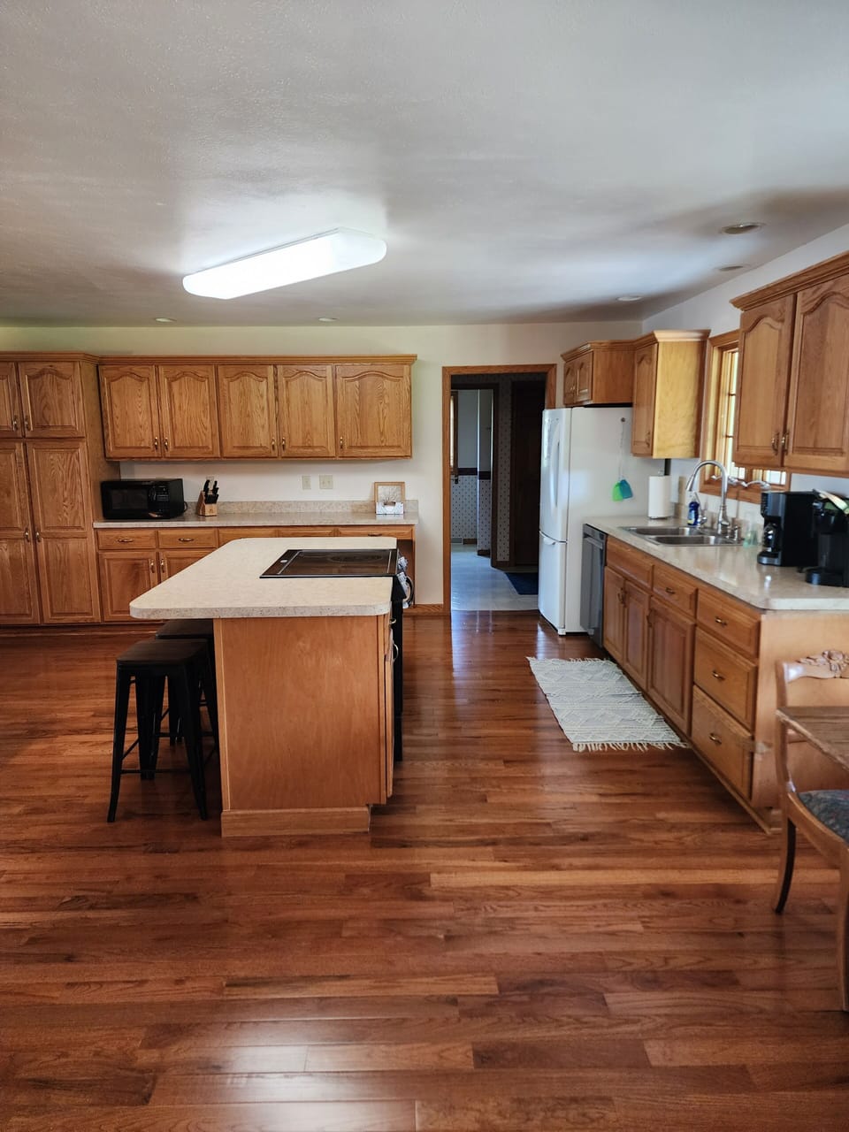 Kitchen view from Front Entry