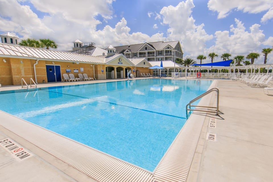 Take in gorgeous views while lounging around the on-site outdoor pool.