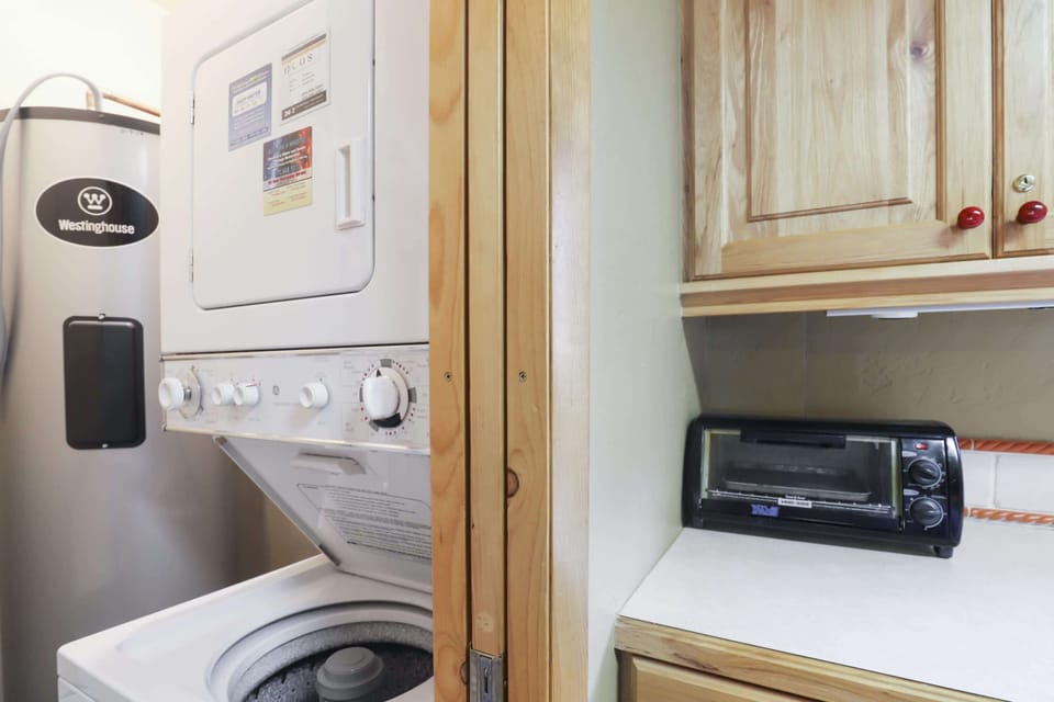 Laundry located off of the kitchen