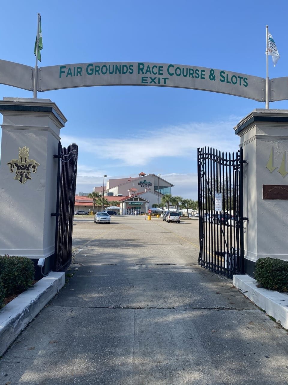 Fairgrounds - Jazzfest and Voodoofest.  0.6 Miles 