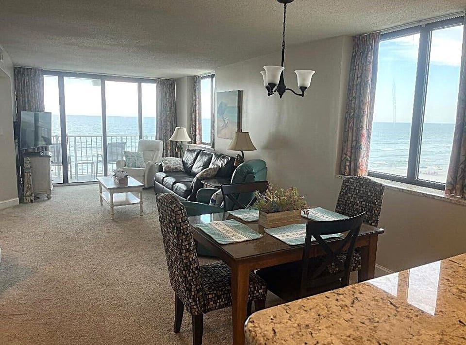 Dining room and living area