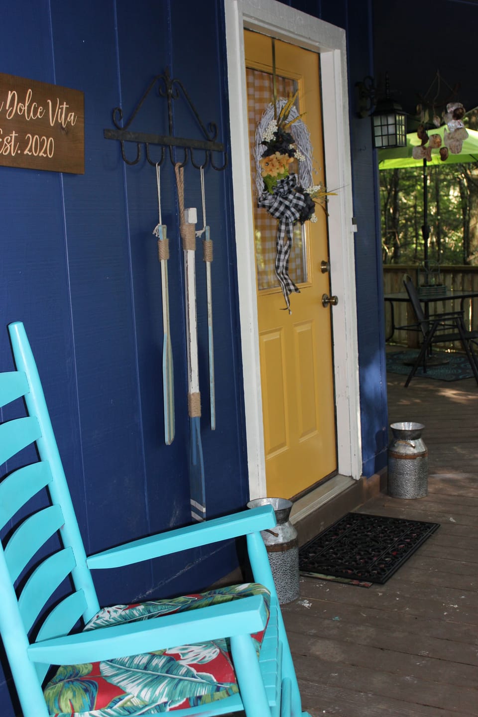 Welcoming front door