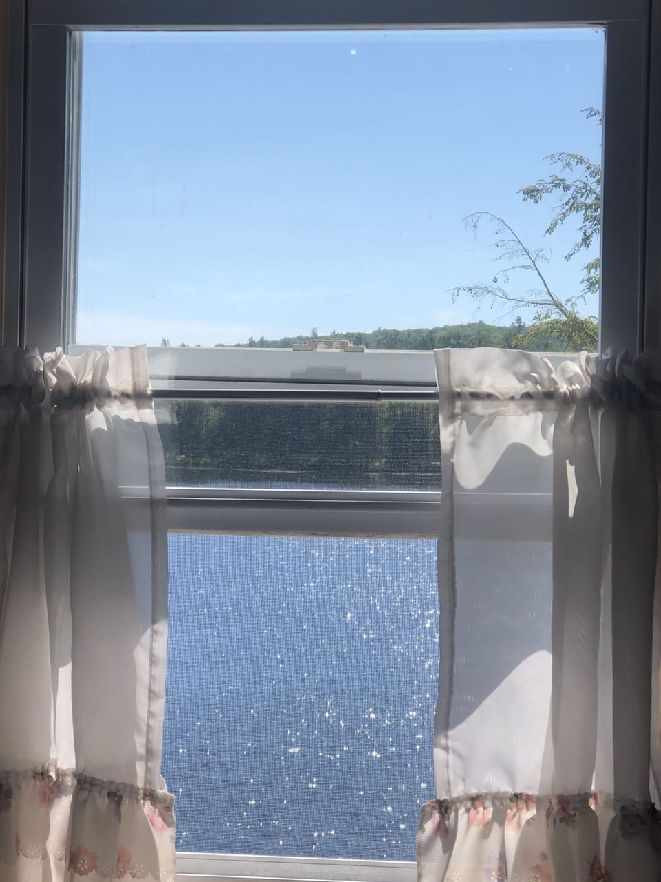 beautiful views from the upstairs bedroom