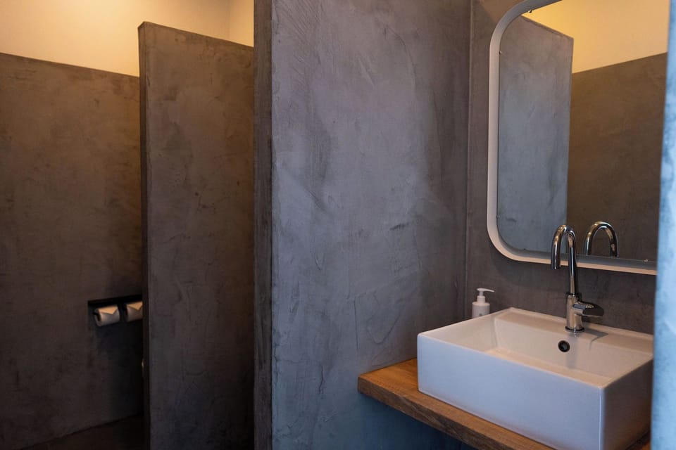Design Double Room (Pittige Kamer) | Bathroom | Shower, hair dryer, towels, soap
