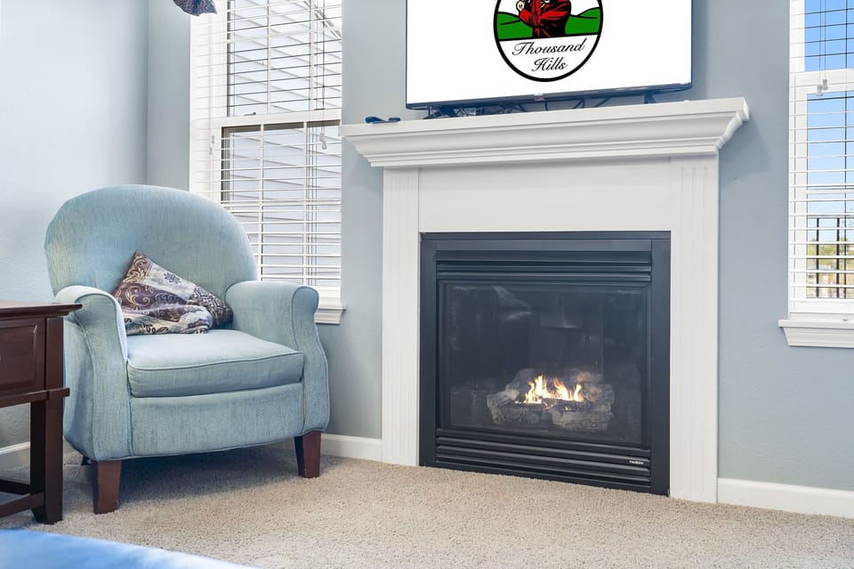 Seasonal Fireplace