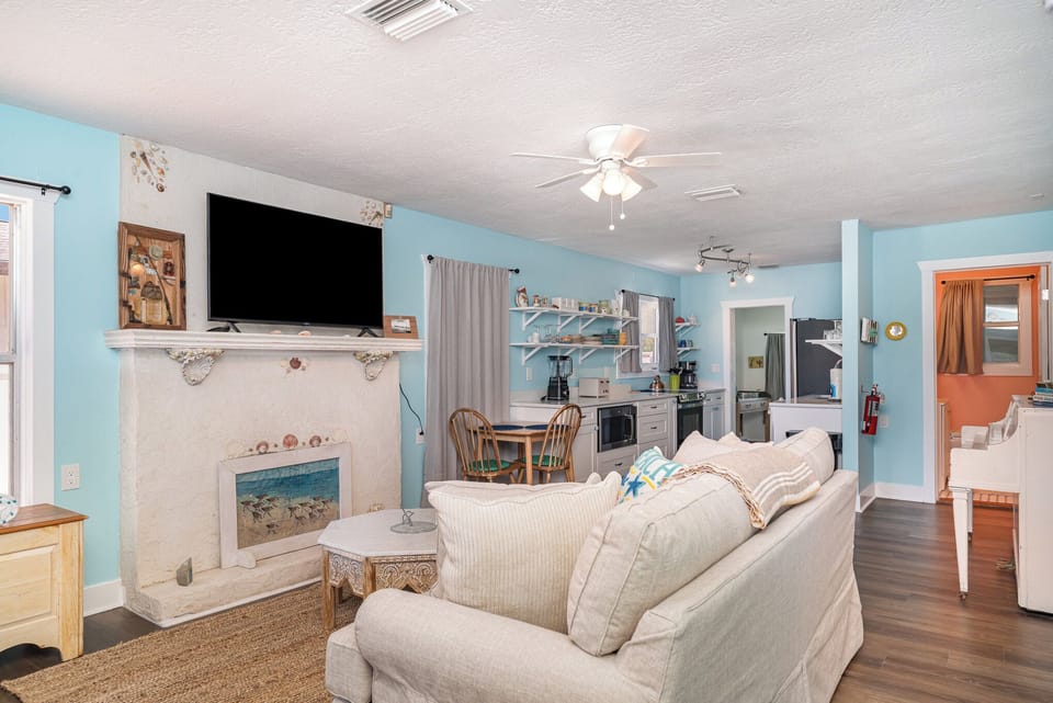 Living room with Smart TV