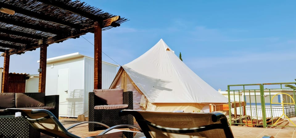 Luxury Tent | Iron/ironing board, WiFi (surcharge), bed sheets