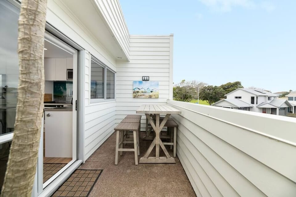 Deck off kitchen