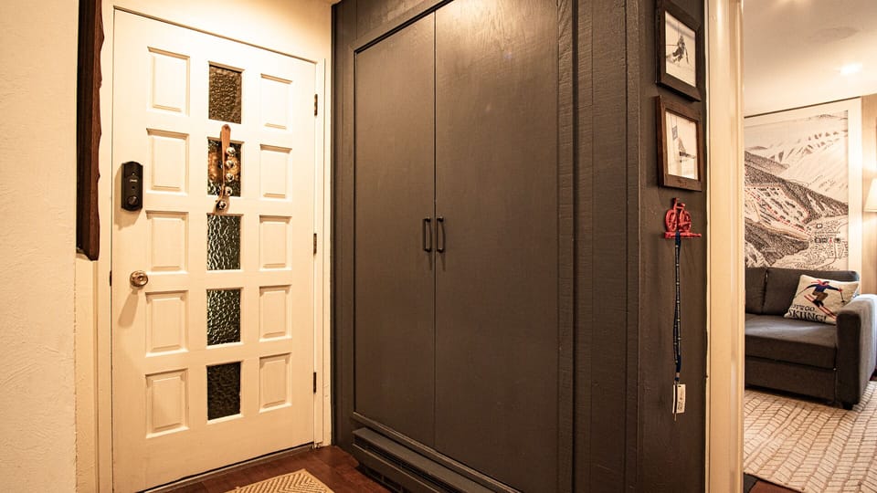 Coat Closet next to Front Door