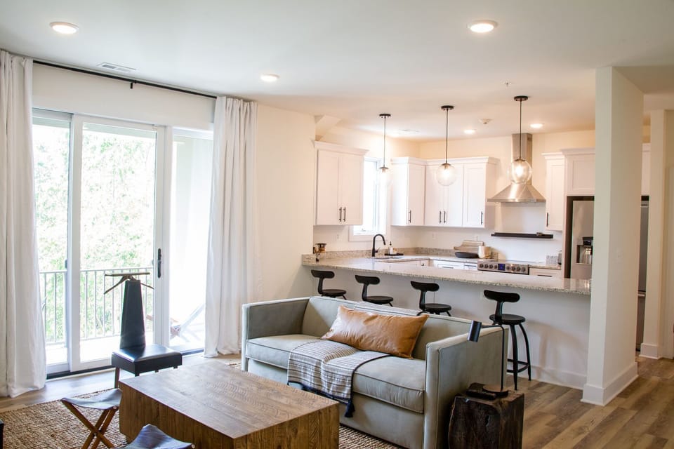Kitchen & Living Room