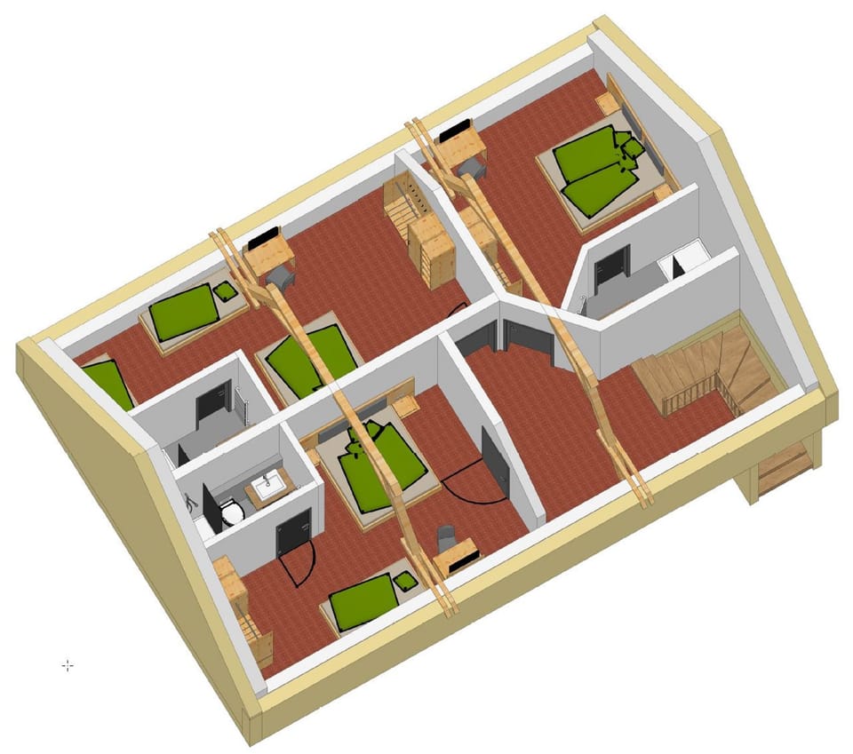 Desk, WiFi (free), bed sheets
