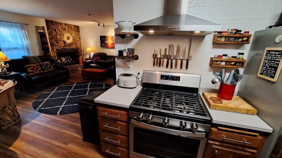 Fully stocked kitchen with some meal starters