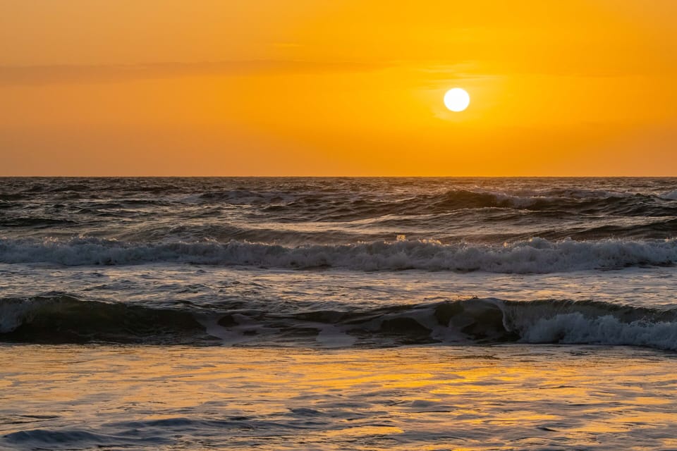 Wake up to a beautiful sunrise over the Atlantic