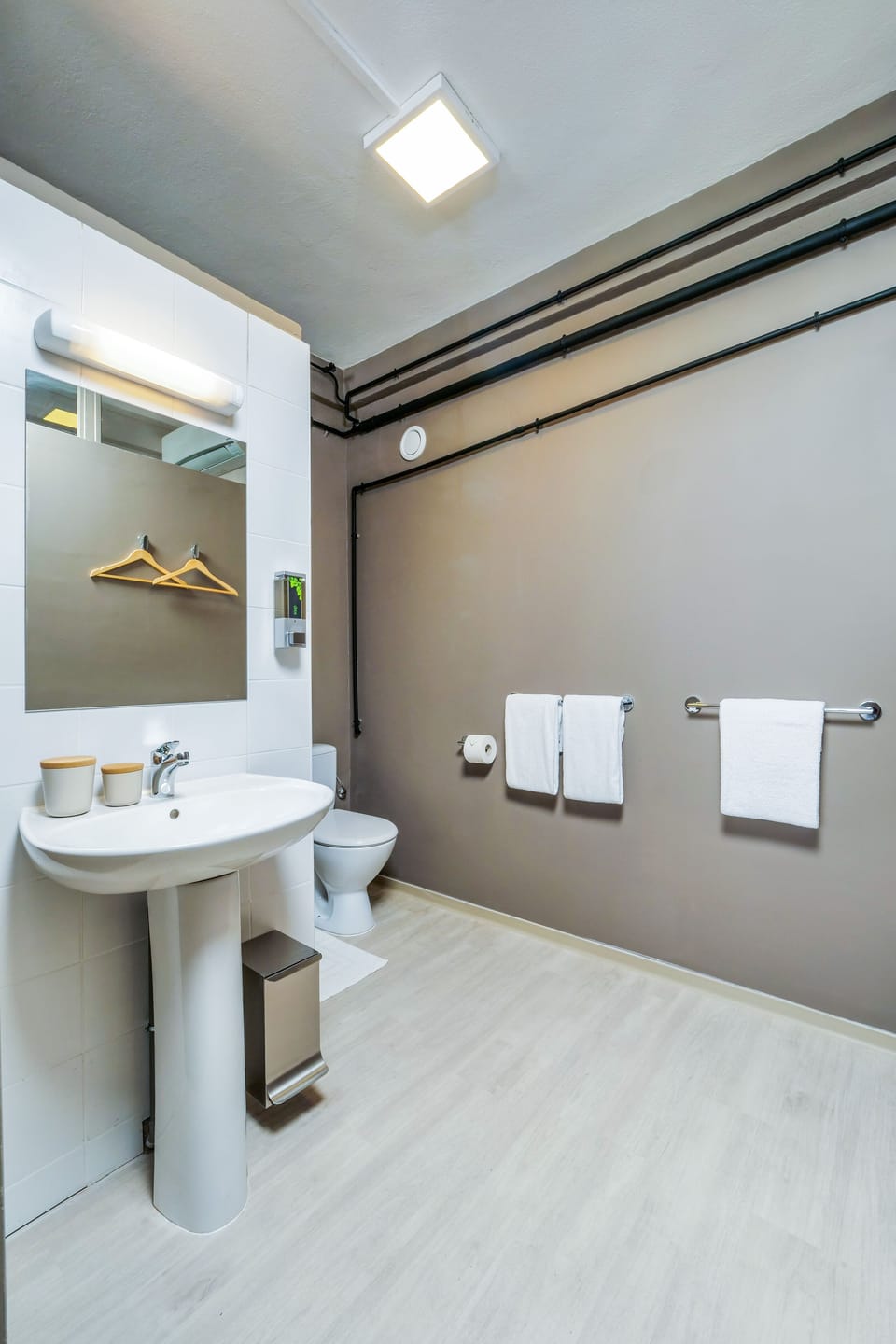 Shower, free toiletries, hair dryer (on request), towels