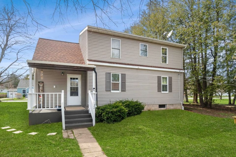 Rear of home