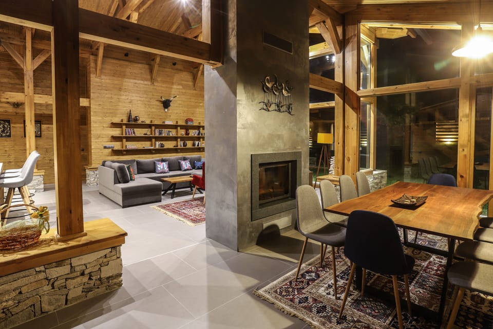 Dinning and Living Room Areas