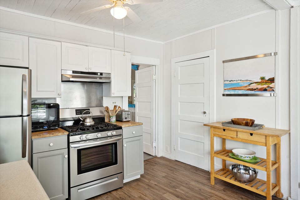 Bright and open kitchen