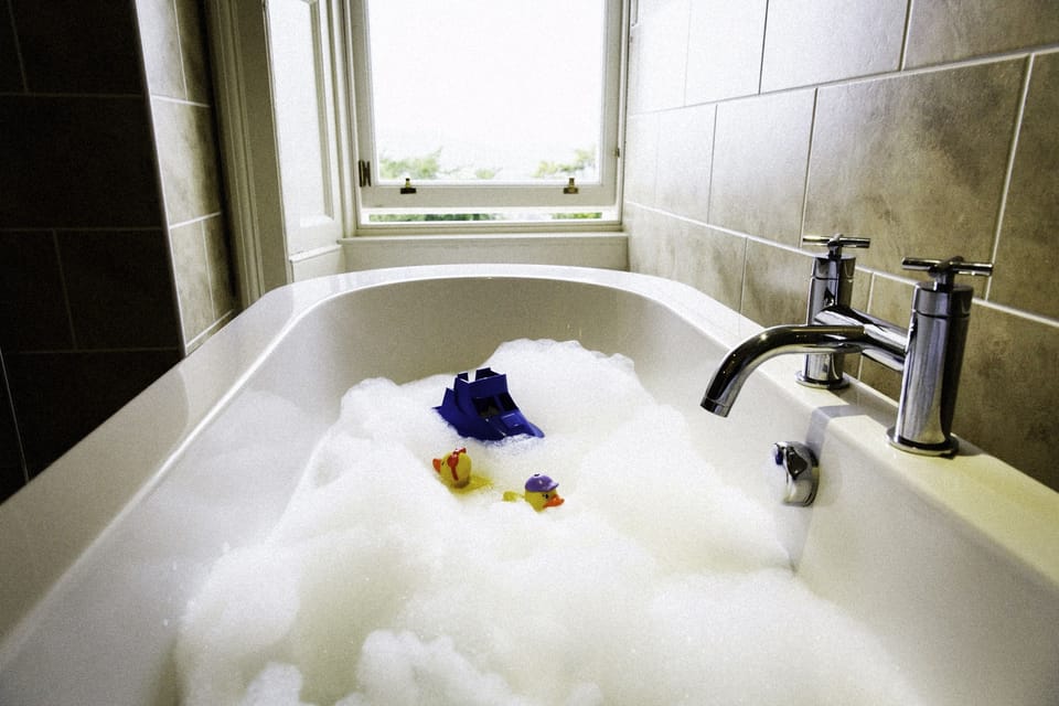 Free toiletries, hair dryer, towels