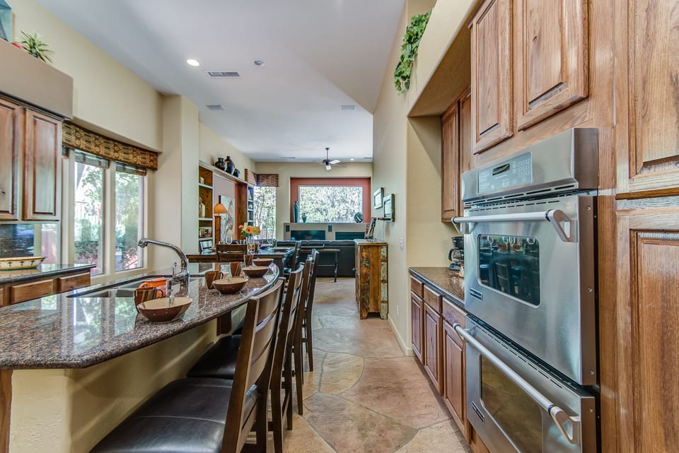 Stainless Steel Appliances Including Double Ovens