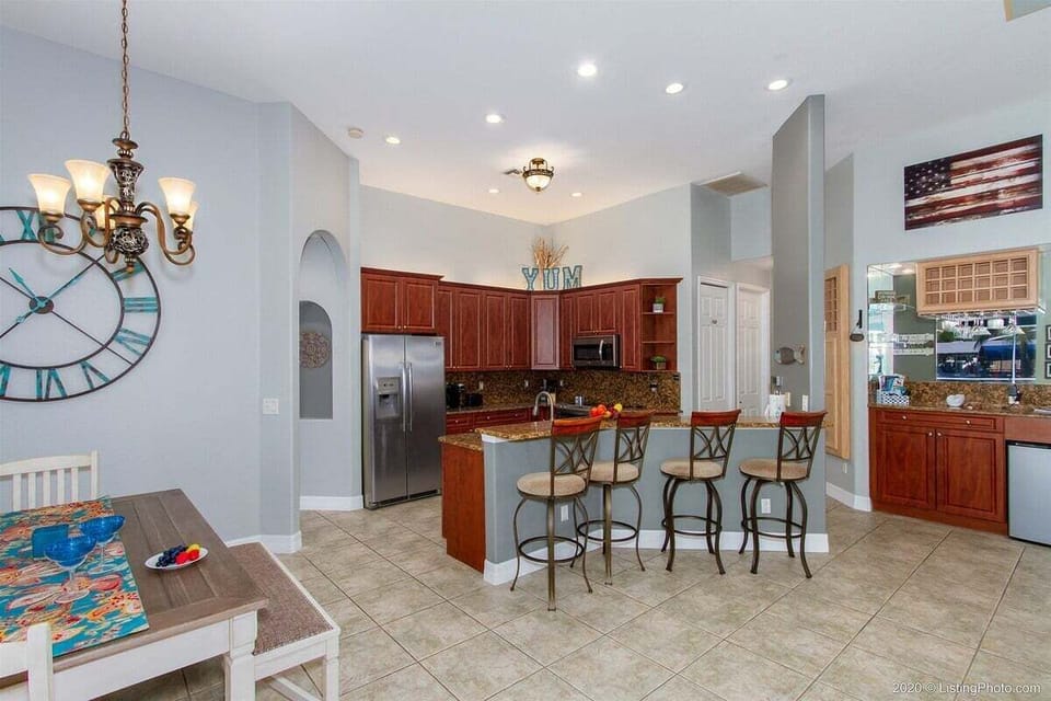 The Kitchen and Wet Bar