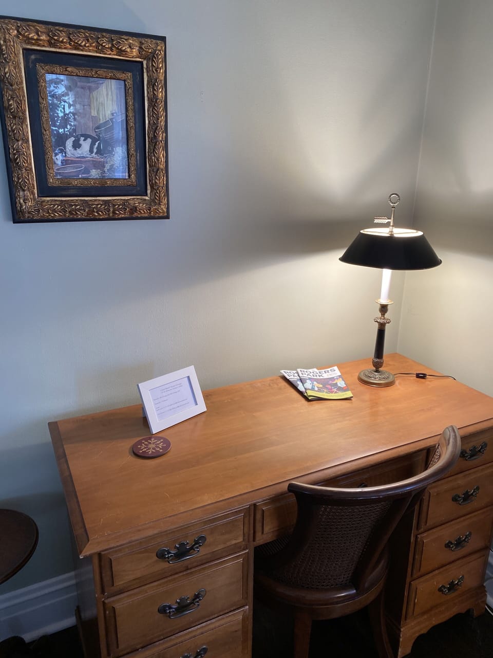 Office nook in Living Room