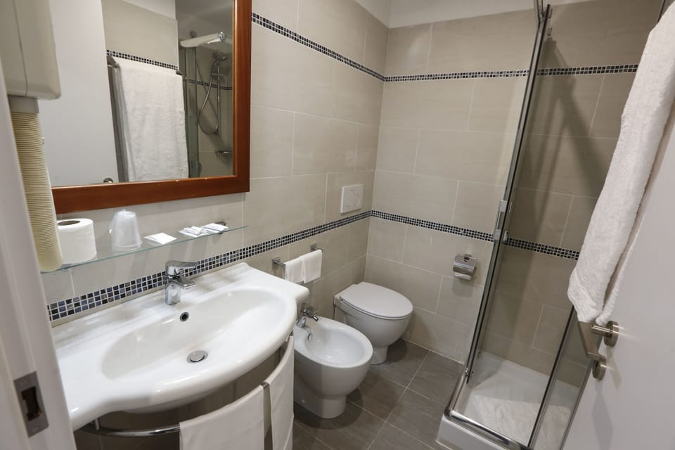 Double Room | Bathroom | Shower, free toiletries, hair dryer, bidet