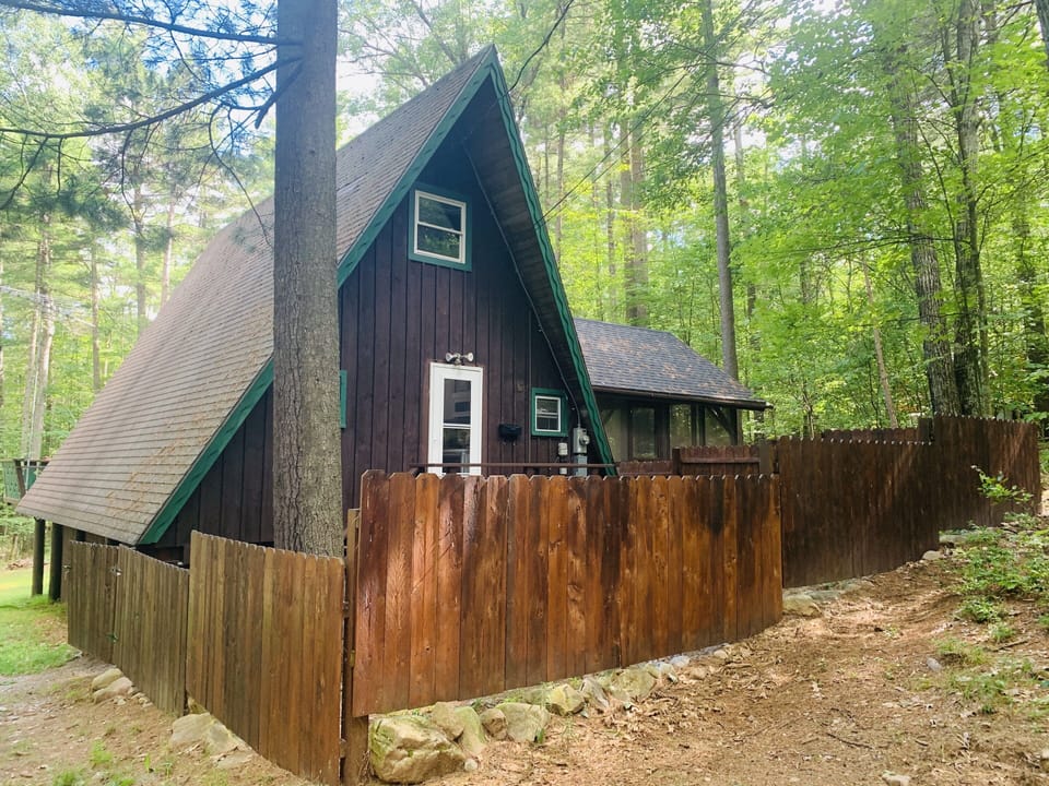 Fenced in portion of backyard for your pets
