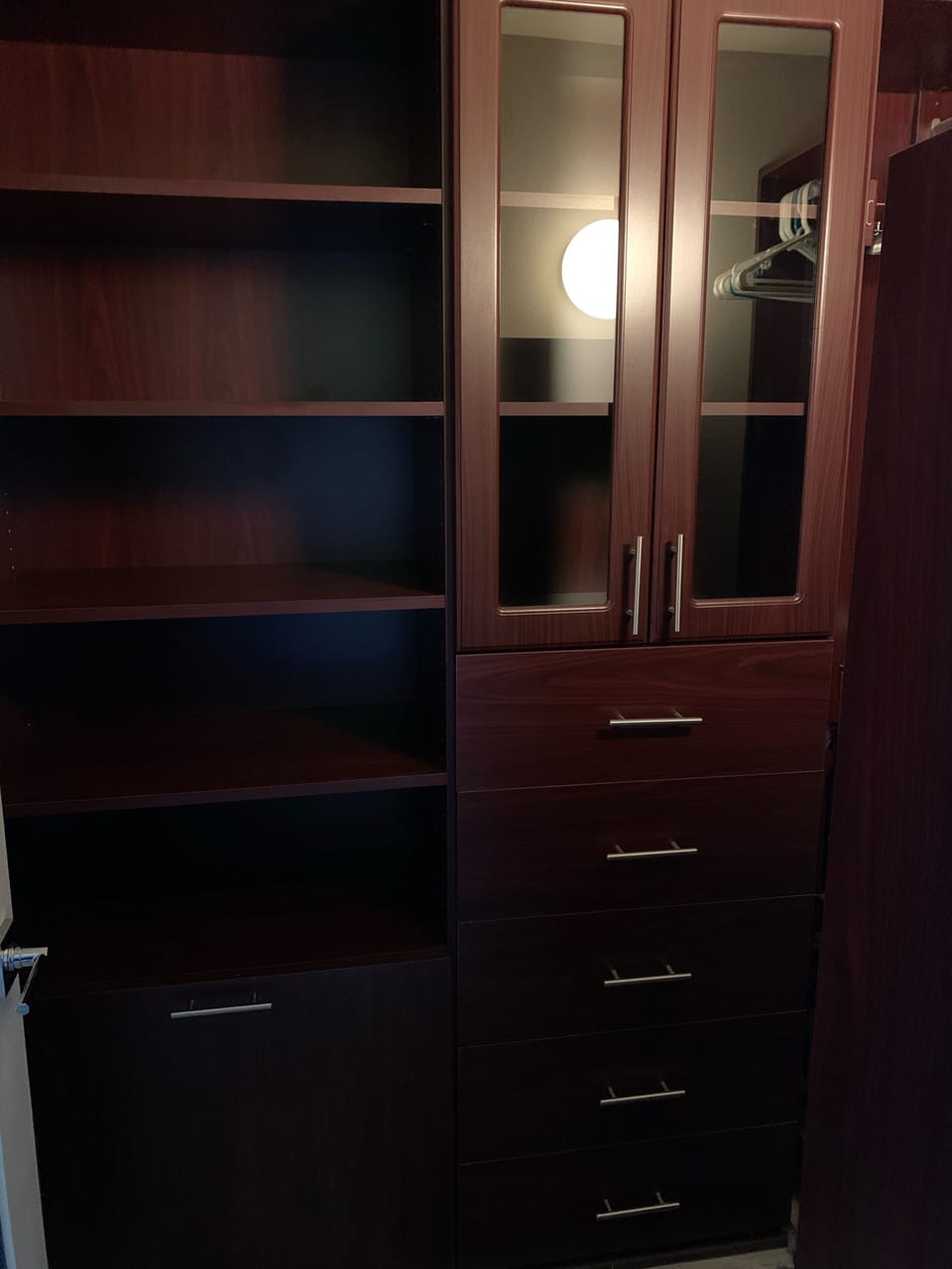 Master walk in closet