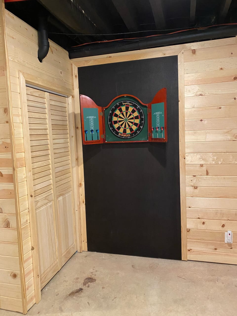 Darts in Game Room