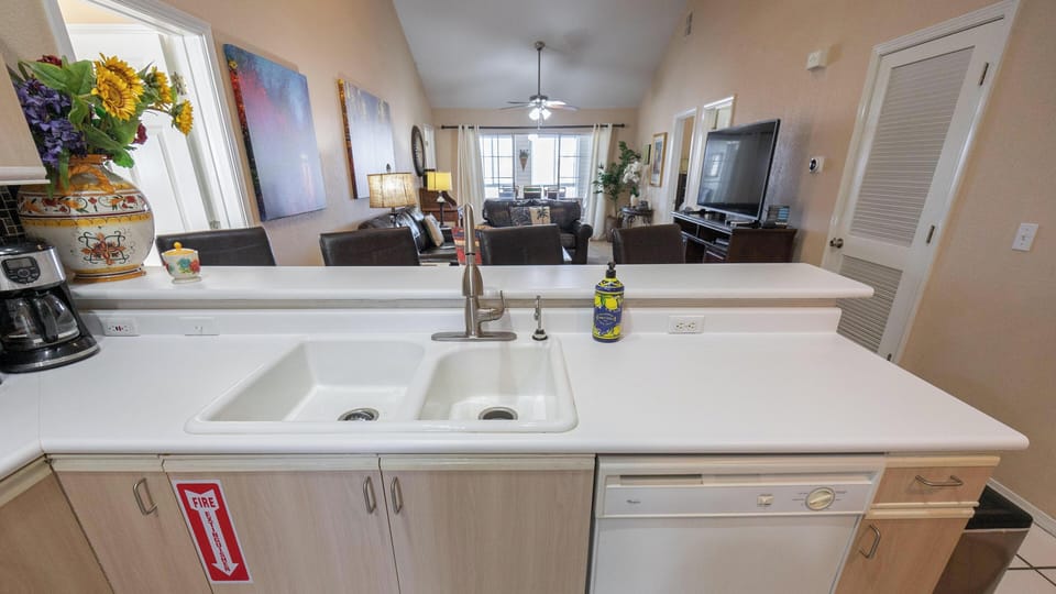Fire Extinguisher Provided under Sink