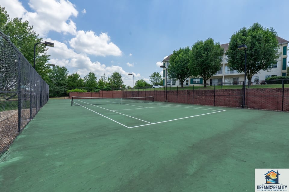 Tennis Court on Property