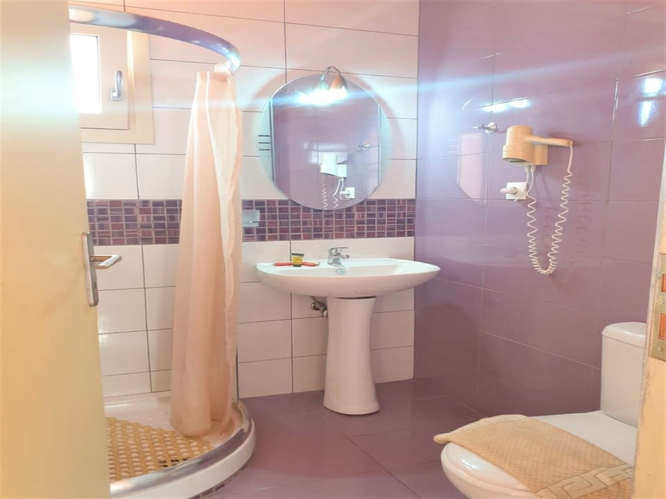 Room, 1 Bedroom, Smoking, Balcony | Bathroom | Free toiletries, slippers, towels