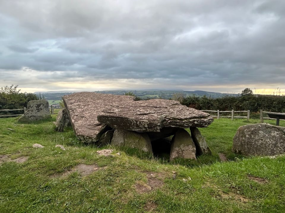 You can walk to Arthur's Stone a neolithic site.  It takes about 2 hours