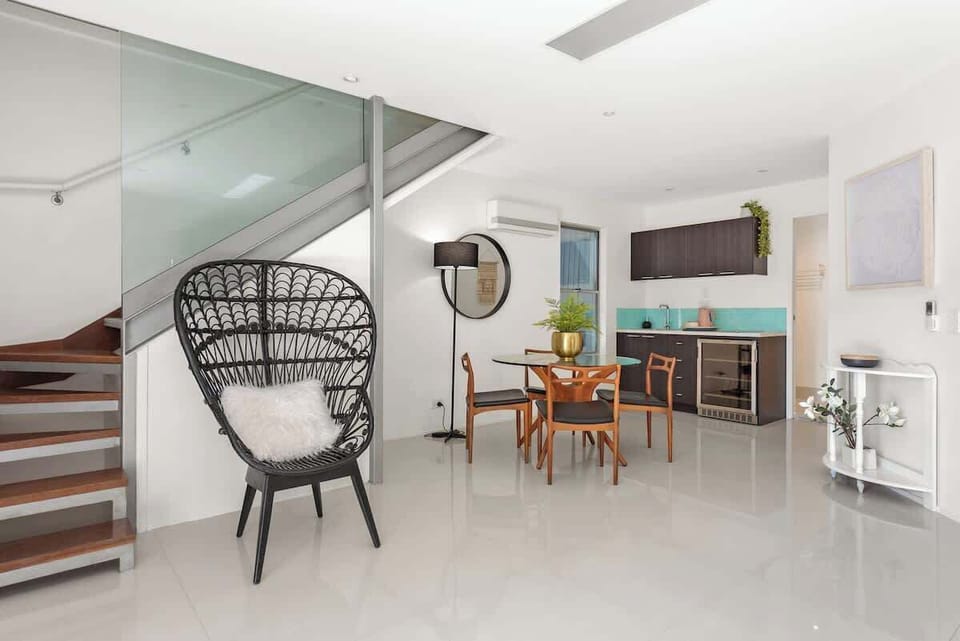 Downstairs ~ Dining, Kitchenette, Full laundry, Full Bathroom