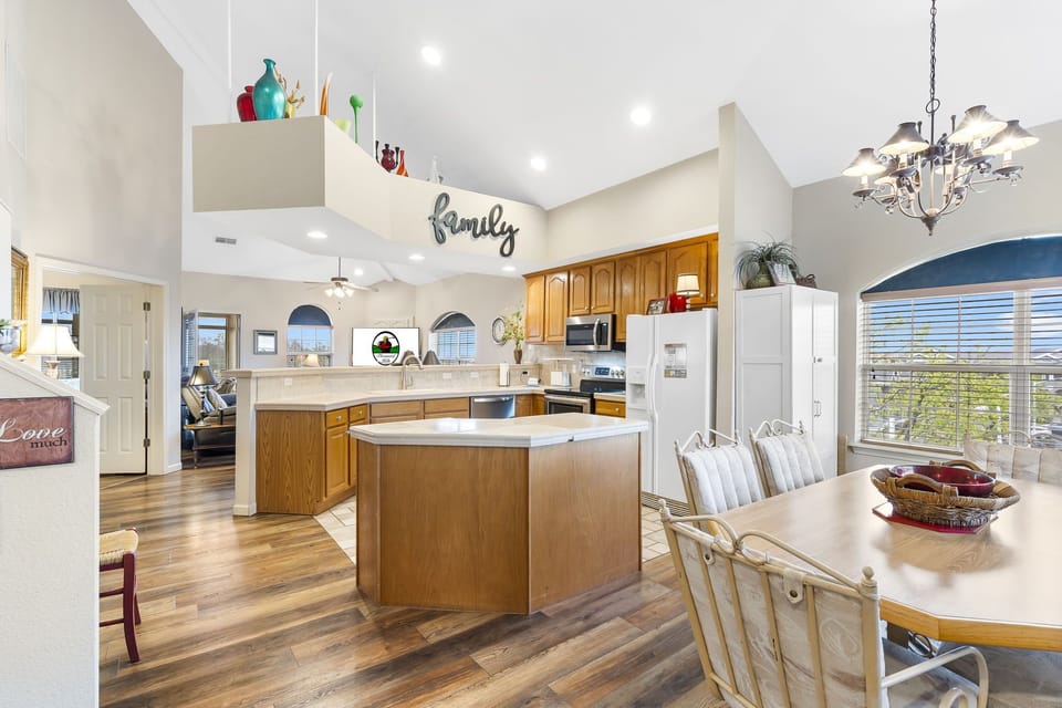 Kitchen and Dining Area