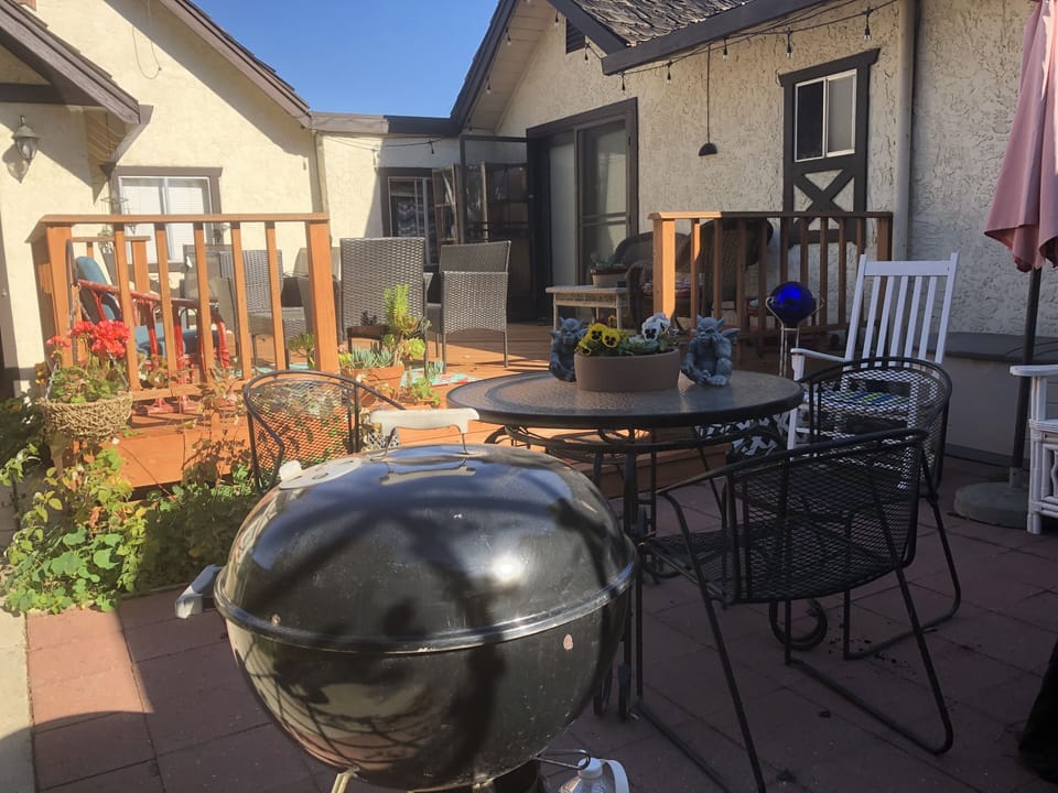 outdoor patio area for relaxing