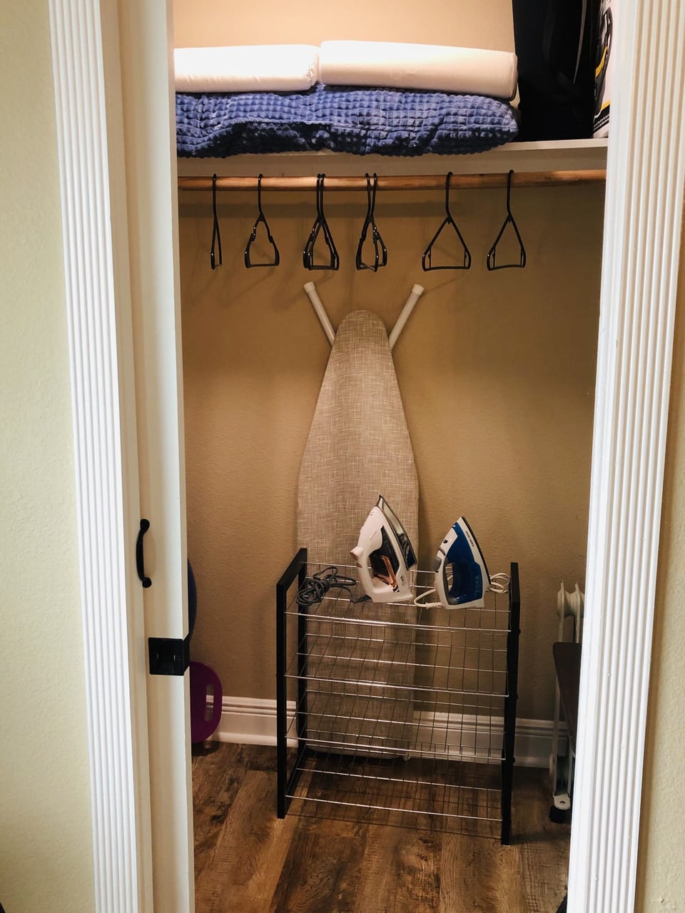 Irons and iron board 