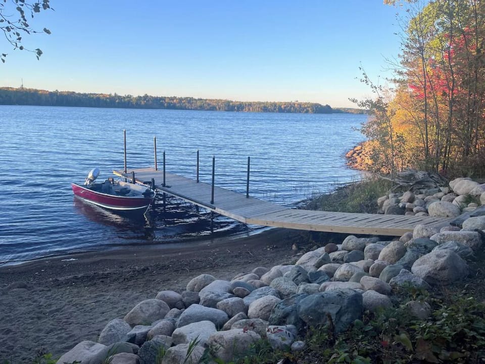 Bring your boat.  There is a boat landing on the west end of Fall Lake!  