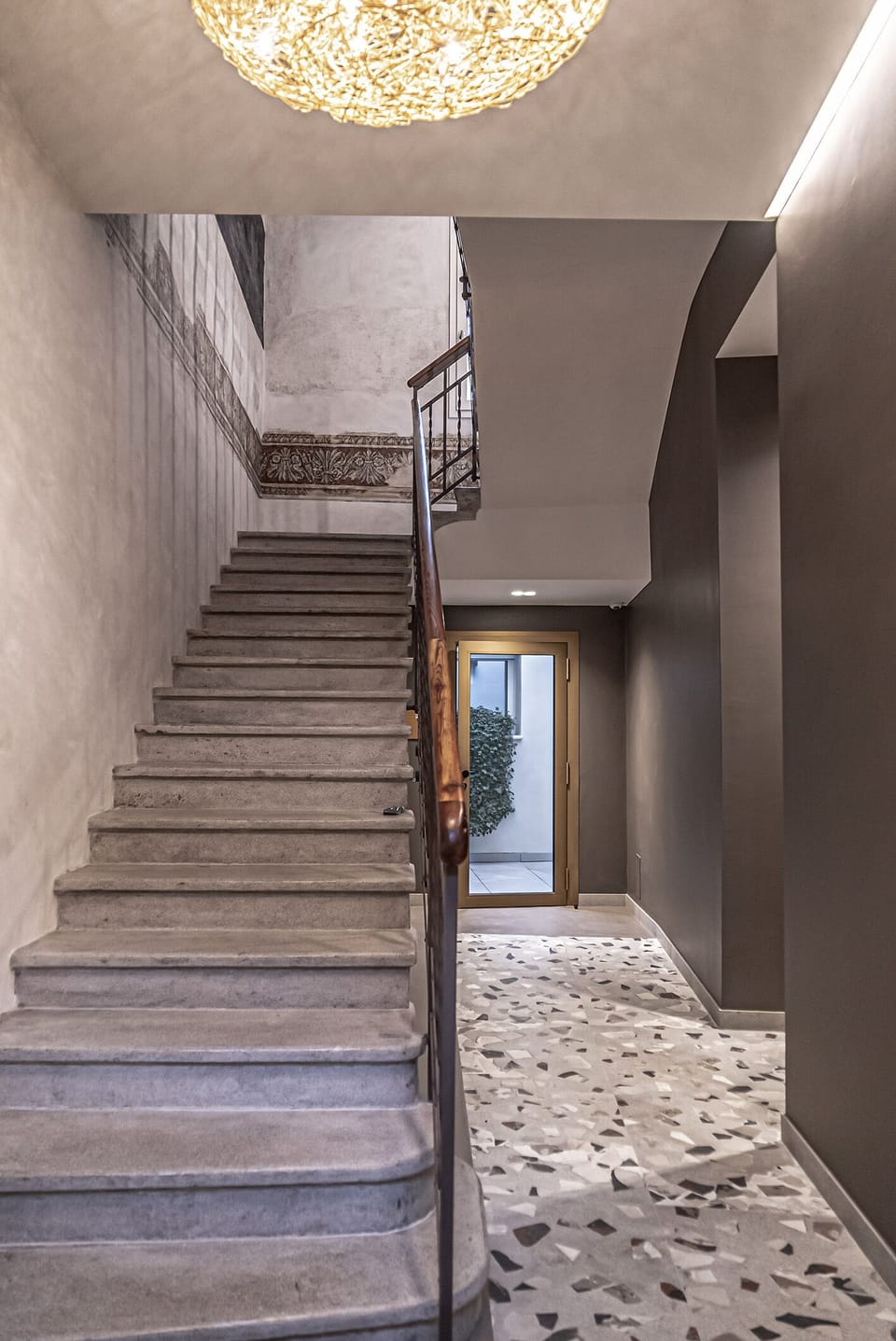 Interior entrance