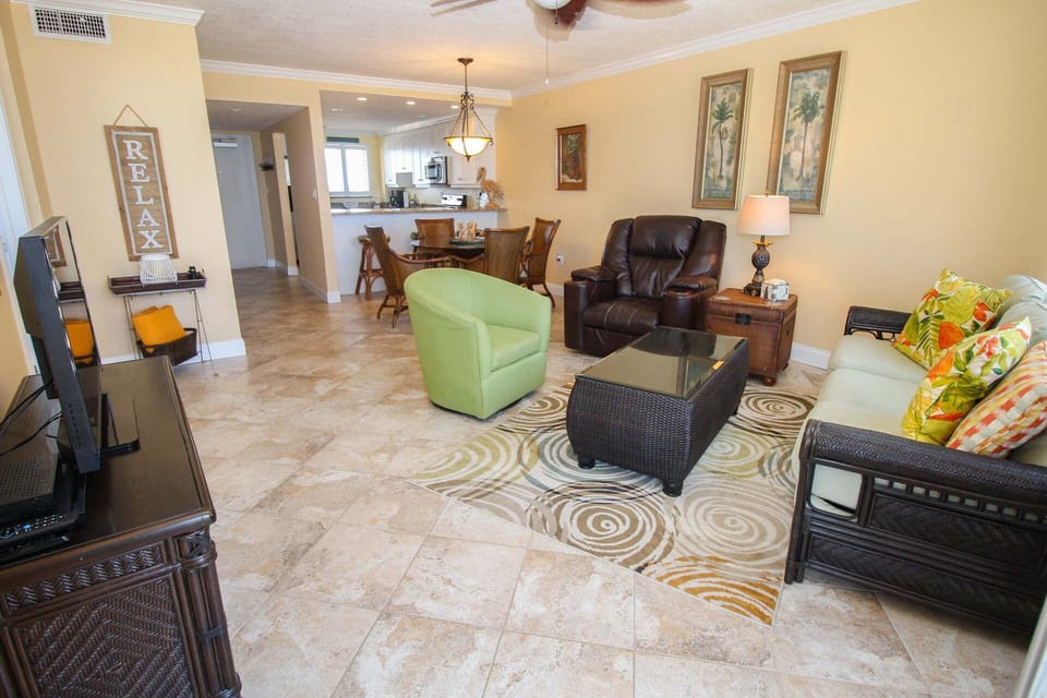Living Room Flows into Dining Room
