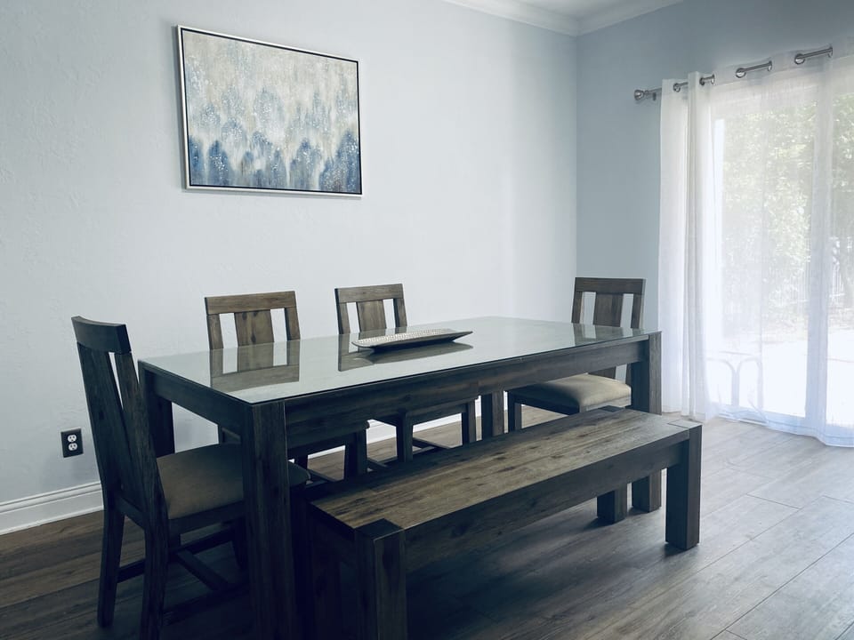 Plenty of seating for family meals