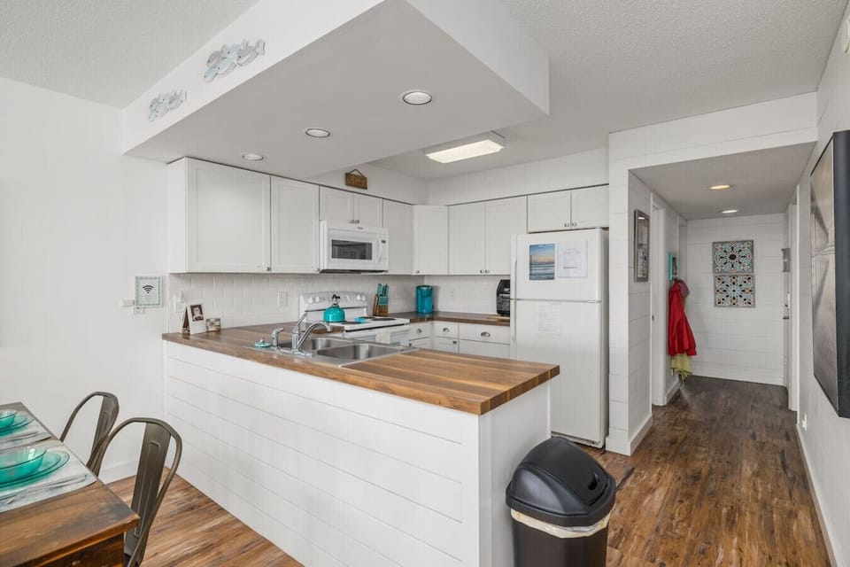 Cook up a storm in our fully equipped kitchen, complete with modern appliances and ample counter space.