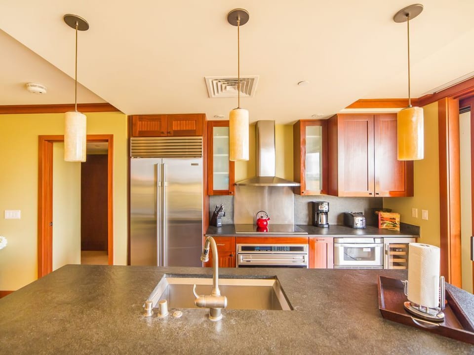 Stainless Steel Appliances with Built-in Wine Cooler