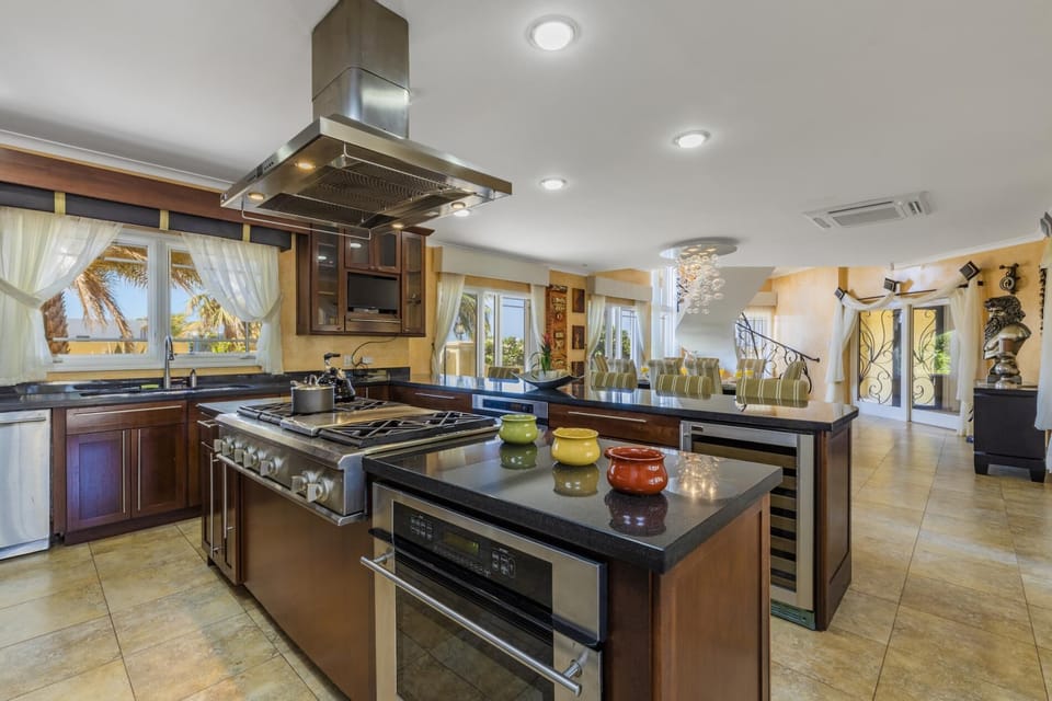 Huge kitchen area with all amenities and equipment