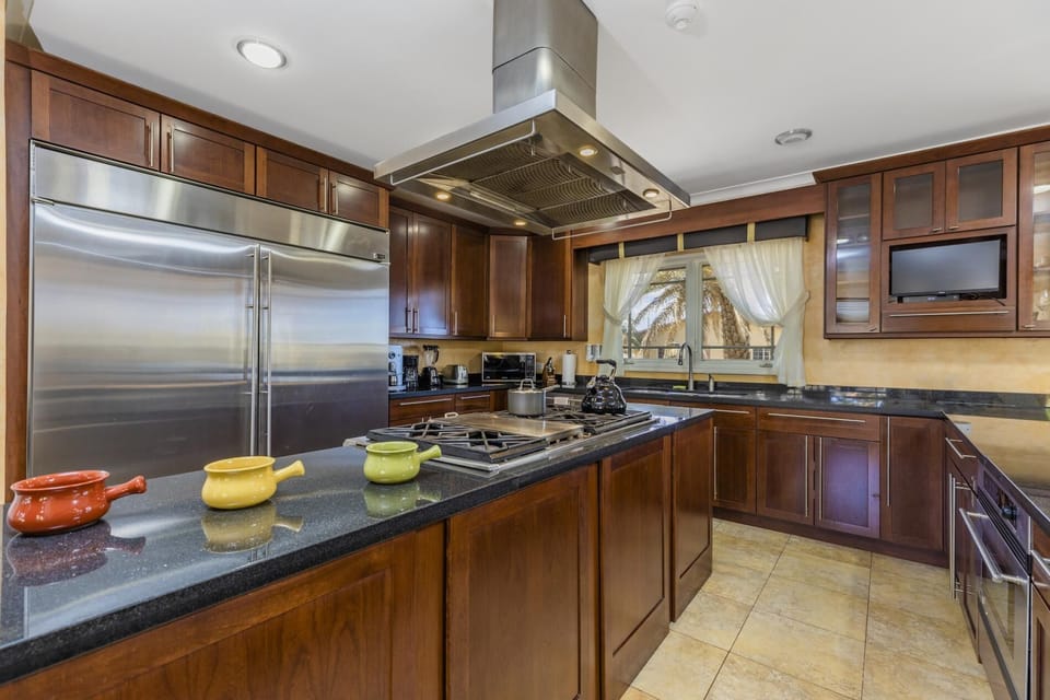 Huge kitchen area with all amenities and equipment