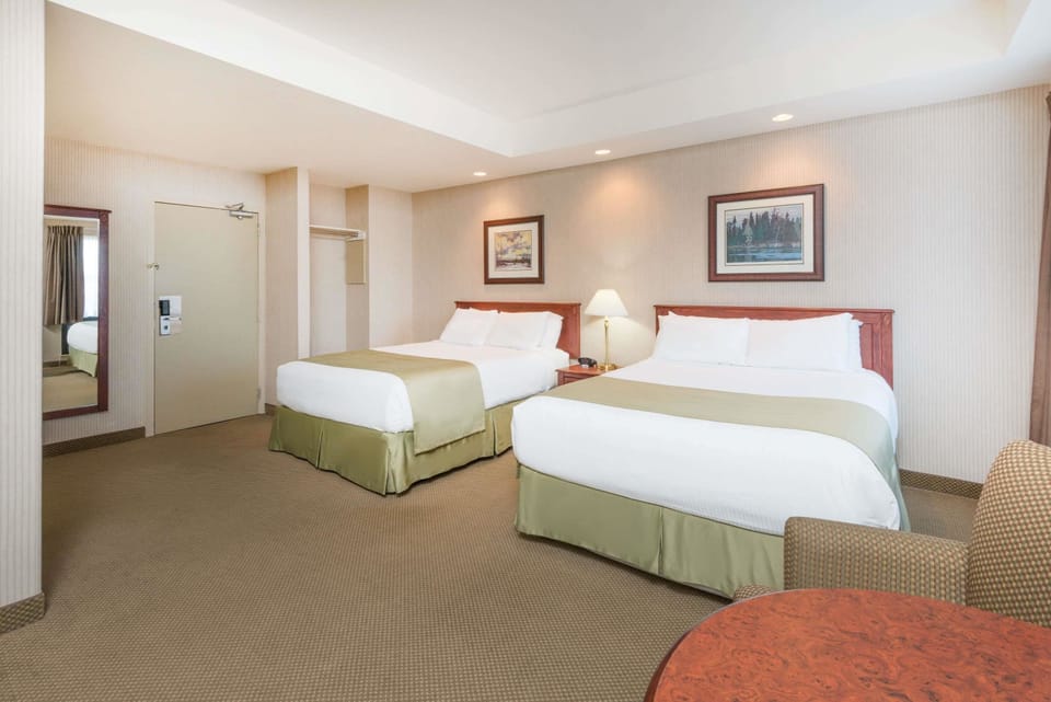 Room, 2 Queen Beds, Non Smoking | Desk, laptop workspace, blackout drapes, soundproofing