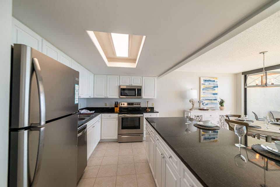 Updated stainless steel appliances
