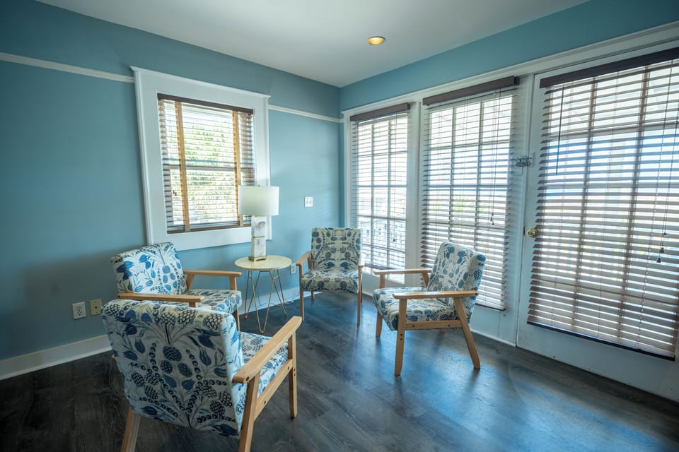 Cottage, Beach View | Living area | Flat-screen TV, DVD player