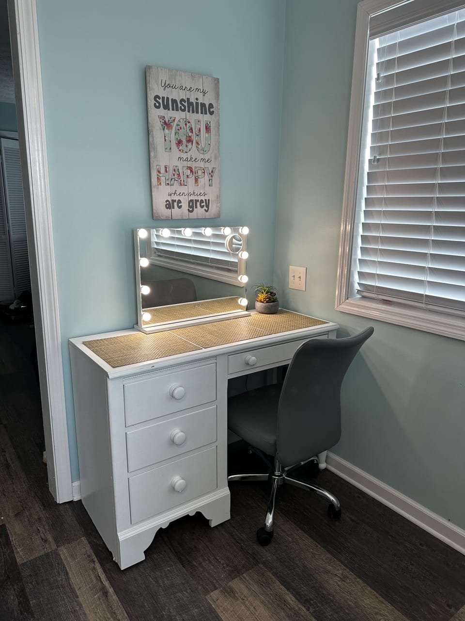 Extra "vanity " for bunk room. 